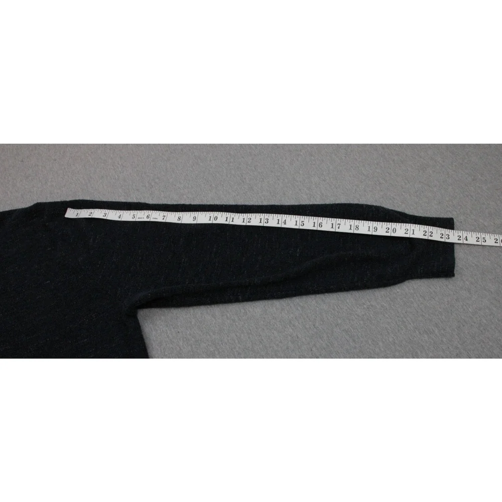J Crew Sweater Mens XL Navy Blue 100% Cotton Tight Knit‎ Long Sleeve Henley Neck